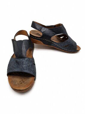 Comfort Plus by Predictions Navy Comfort Sandals EU 40 US 9-9.5